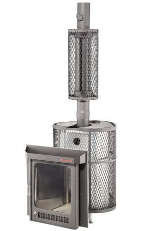 Дровяная банная печь Ферингер  Оптима ПФ (Сетка) в Анапе