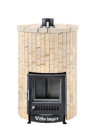 Дровяная банная печь Ферингер Уют-18 ПФ (Пироксенит наборный) в Анапе