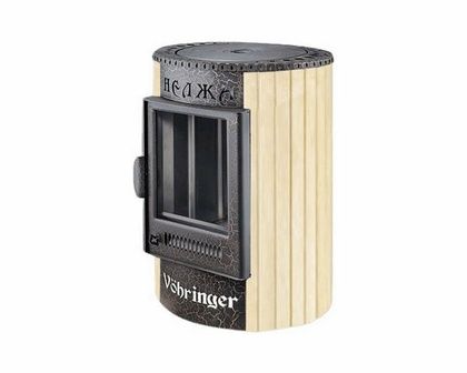 Отопительно-варочная печь Ферингер  Нелжа ПФ ("Окаменевшее дерево" наборный) в Анапе