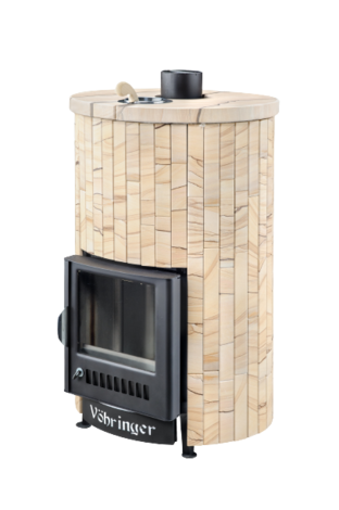 Печь для бани Ферингер  Уют-25 ПФ ("Окаменевшее дерево" наборный) в Анапе