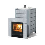 Дровяная печь-каменка ИзиСтим Ялта 35К (Талькохлорит), AISI430