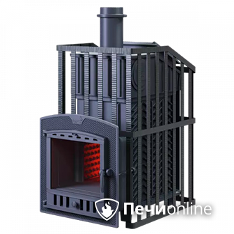 Дровяная банная печь Гефест Ураган ЗК 40 (П2)  в Анапе
