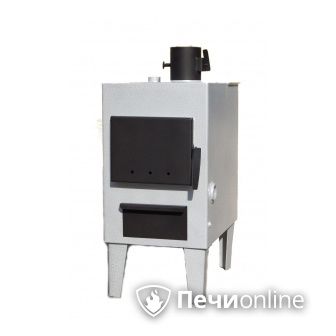 Твердотопливный котел НМК Сибирь 8 ТПЭ ножки и переходник на круглую трубу в комплекте в Анапе