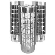 Электрокаменка для сауны Урал-Микма-Терм (УМТ) Сфера ЭКМ-4.5 без пульта корпус из нержавеющей стали