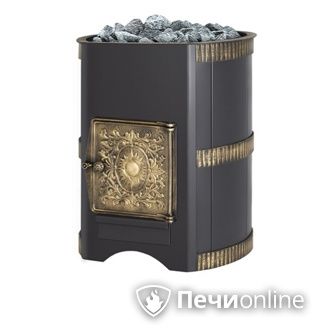 Дровяная банная печь Везувий Лава 22 (ДТ-4) без выноса в Анапе