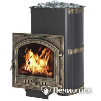 Дровяная банная печь Везувий Лава 28 Камин (205) в Анапе
