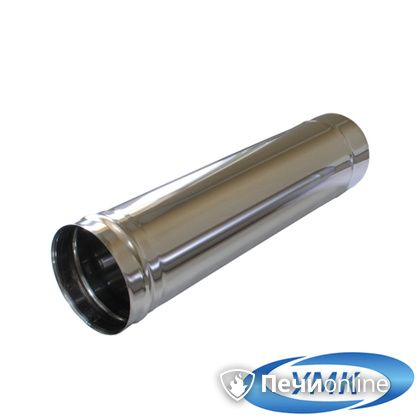 Дымоход УМК Труба D150 L= 0.25 м 0.5 мм. нержавейка в Анапе