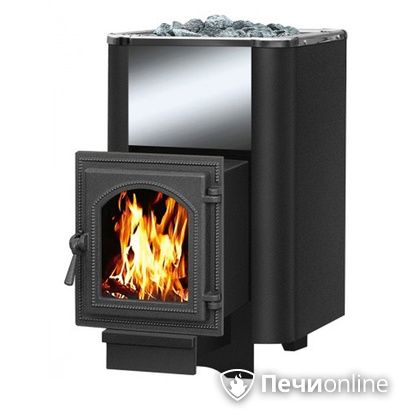 Дровяная банная печь Везувий Сенсация 16 Антрацит (270) в Анапе