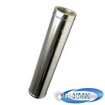 Дымоход УМК Сэндвич-труба 1.0м 130х200 Н+Оц 0.5мм 0.5мм по воде в Анапе