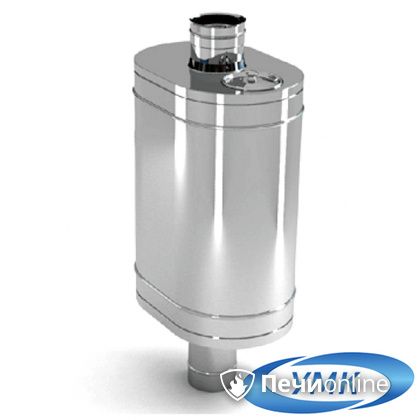 Бак на трубе для бани УМК Бак 50л. D=115 нержавейка 0,8 мм в Анапе