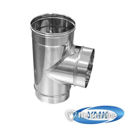 Дымоход УМК Тройник 90° D130 0.5мм нержавейка в Анапе