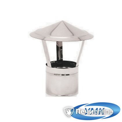 Дымоход УМК Зонт D280 0.5 мм. нержавейка в Анапе