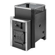 Дровяная банная печь Радуга ПБ-31 с теплообменником 6 мм прочистная дверца