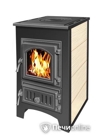 Печь-камин Везувий ПК-01 (270), 9 кВт бежевый в Анапе