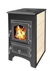 Печь-камин Везувий ПК-01 (270), 9 кВт бежевый