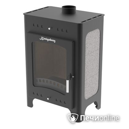Печь-камин Протопи Кенигсберг 9U без конфорки выход дымохода вверх в Анапе
