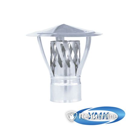 Дымоход УМК Зонт с искрогасителем D140 0.5 мм. нержавейка в Анапе