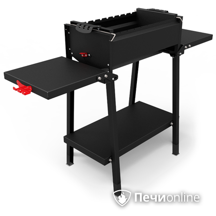 Мангал Grillver Крафтикс Блэк на подставке в Анапе