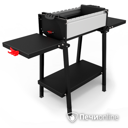 Мангал Grillver Крафтикс Сильвер на подставке в Анапе