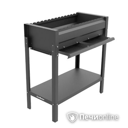 Мангал Grillver Редлайнер Стандарт Эйр с перфорированным дном и зольным ящиком в Анапе