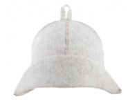 Шапка «Банщик» белая в Анапе