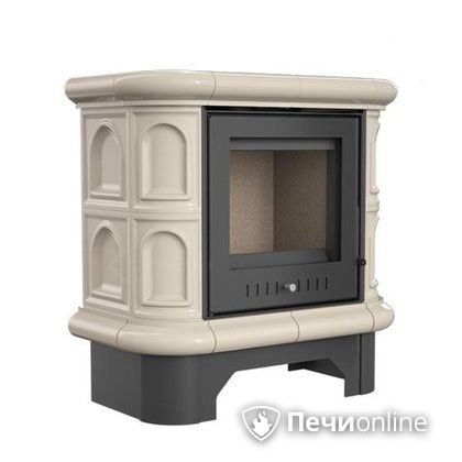 Печь-камин Kratki WK 440 кафельная крем черный в Анапе