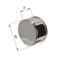  Феррум Заглушка нержавеющая 0.5 d-115 по воде 