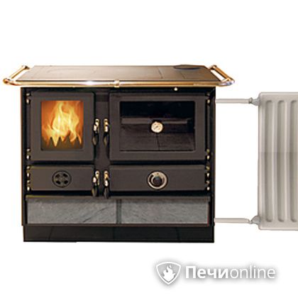 Отопительно-варочная печь MBS Super Thermo Magnum Stone R с духовым шкафом и теплообменником в Анапе