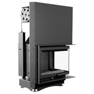 Каминная топка Kratki Maja/P/BS/G (угловое стекло справа гильотина) чугун