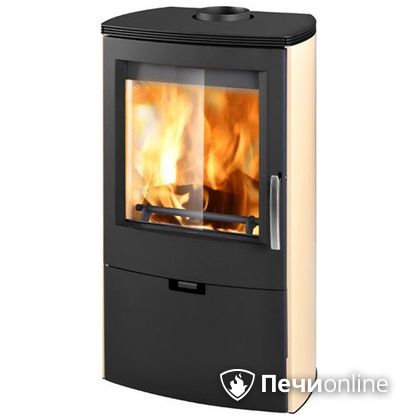 Печь-камин Thorma Falun II Aqua (чёрн./бел.) в Анапе