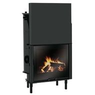 Каминная топка Edilkamin H2Oceano KW28 V.C. с теплообменником для закрытой системы спираль терморегулятора