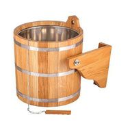 Обливное устройство Woodson 20 л дуб с нержавеющей вставкой