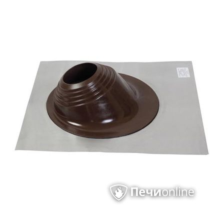 Проходник через кровлю Мастер Флеш Кровельный проходник №2-RES диаметр 203-280 мм. Коричневый в Анапе